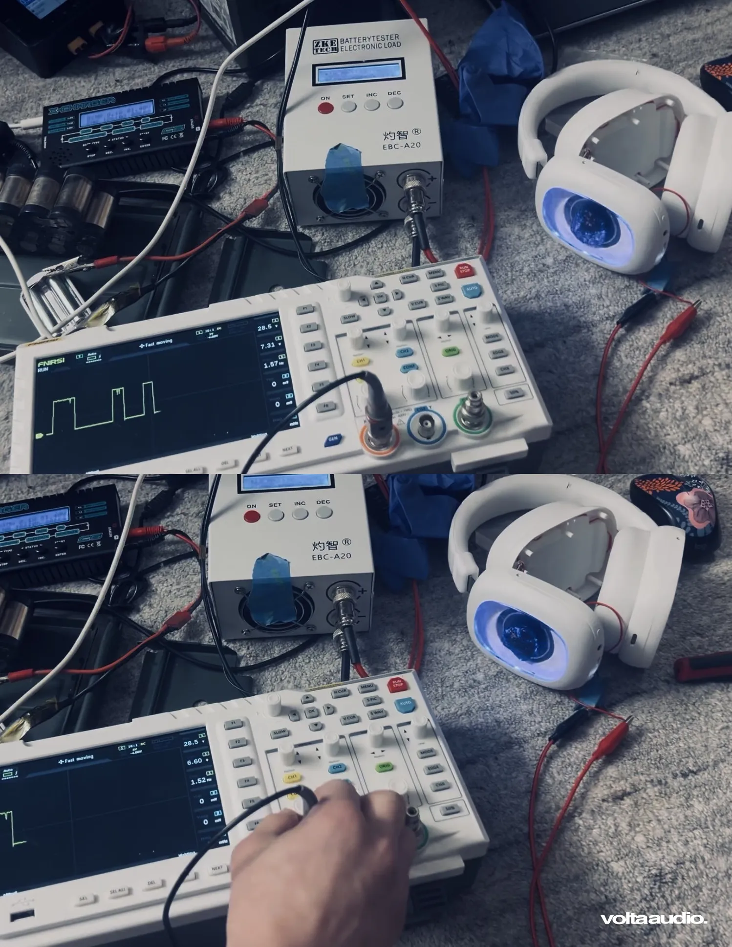 Oscilloscope testing